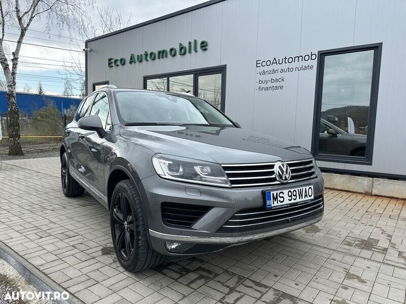 Gri Utilizat 2016 VW Touareg Supreme SUV | 20.900 EUR (Preț OK) - Imagine 1/4