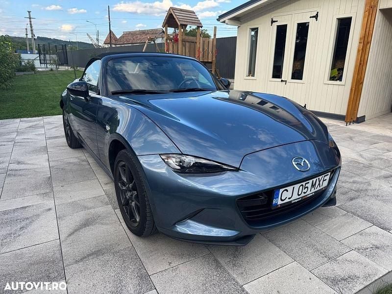 Albastru Utilizat 2016 Mazda MX5 Emotion Cabrio | 14.700 EUR - Imagine 1/4