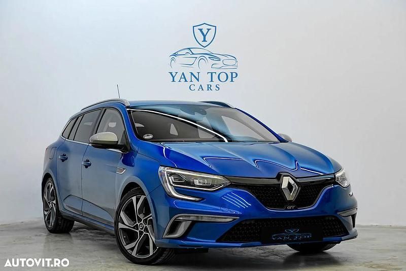 Culoarealbastru Second-hand 2018 Renault Mégane GT Line GT-Line Break | 10.990 EUR - Imagine 1/4