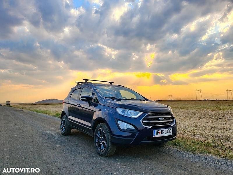 Culoarealbastru Utilizat 2020 Ford Ecosport SUV | 8.900 EUR (Super Preț) - Imagine 1/4