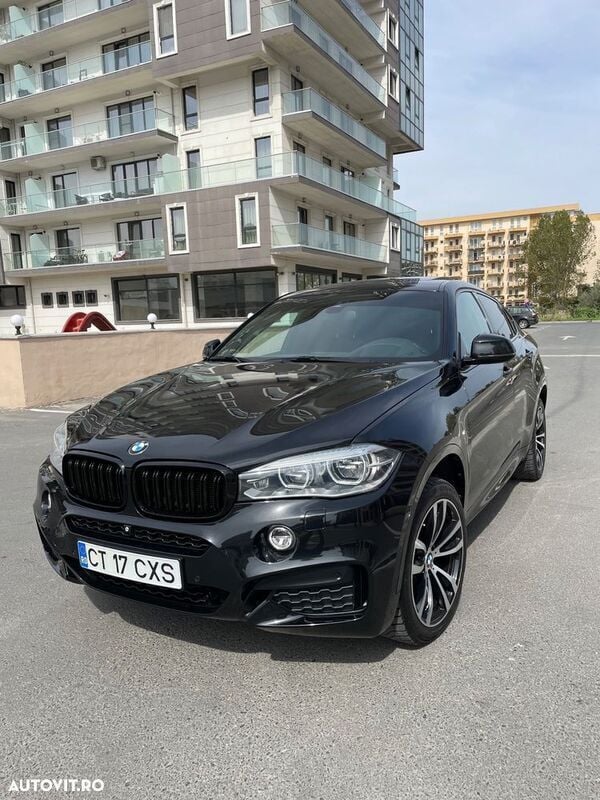 Negru Utilizat 2016 BMW X6 SUV | 29.500 EUR (Super Preț) - Imagine 1/4