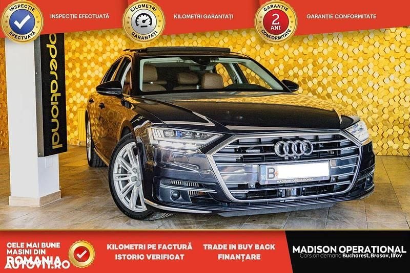 Culoarenegru Utilizat 2018 Audi A8 Premium Berlinǎ | 43.950 EUR (Preț OK) - Imagine 1/4