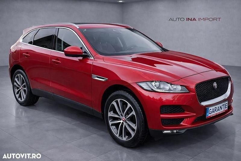 Second-hand Jaguar F-Pace Prestige 180 CP (132 kW) 2019 Culoarerosu SUV