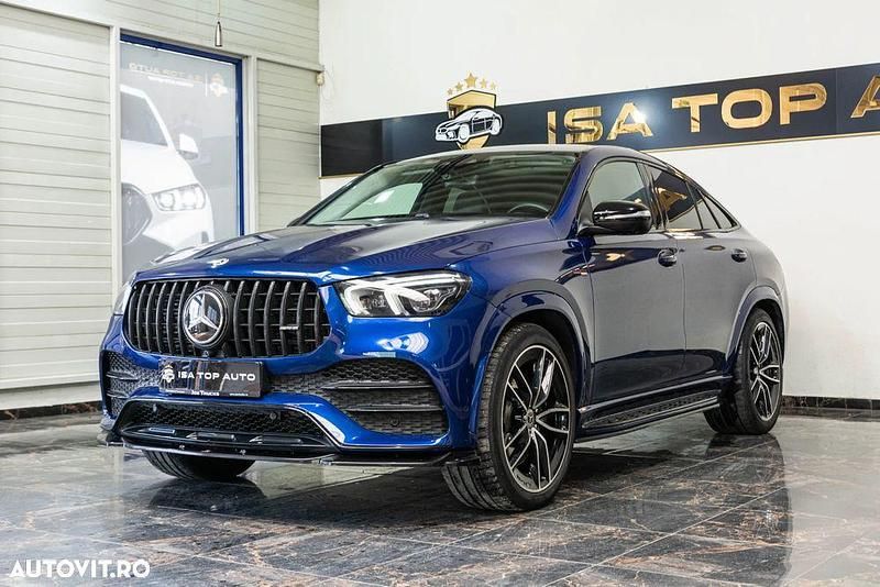 Culoarealbastru Utilizat 2021 Mercedes GLE400 Coupe | 67.000 EUR (Preț OK) - Imagine 1/4