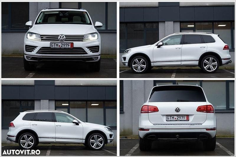 Second-hand VW Touareg Exclusive 262 CP (192 kW) 2016 Culoarealb SUV
