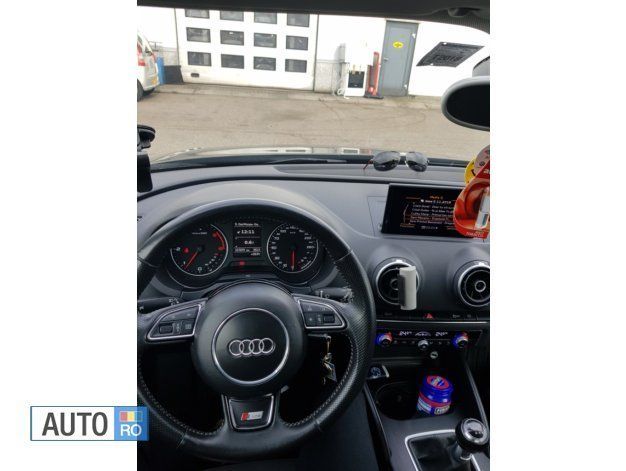 Second-hand Audi A3 S-Line 105 CP (77 kW) 2013 Negru Hatchback