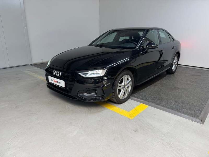 Negru metalic Utilizat 2022 Audi A4 Advanced Plus | 29.999 EUR (Scump) - Imagine 1/4
