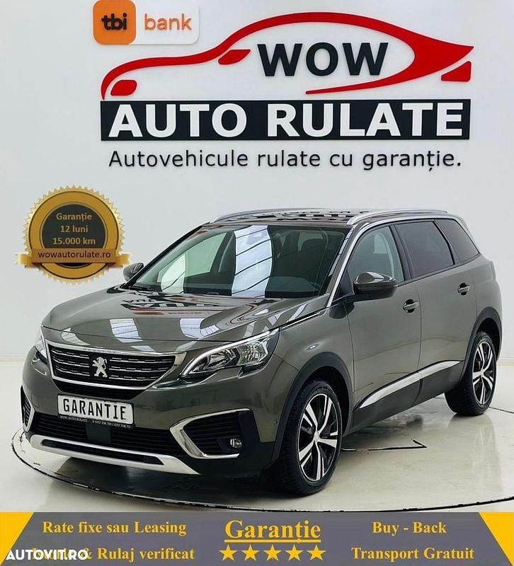 Verde Utilizat 2018 Peugeot 5008 Monovolum | 14.290 EUR (Preț OK) - Imagine 1/4