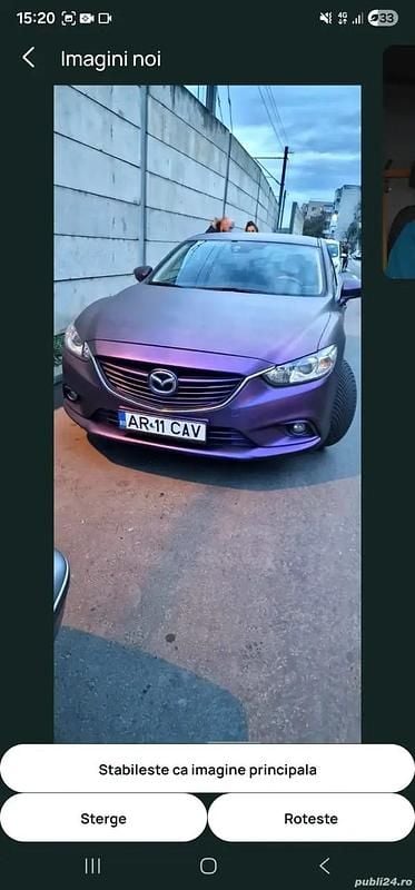 Second-hand Mazda 6 187 CP (137 kW) 2015 Violet Berlinǎ