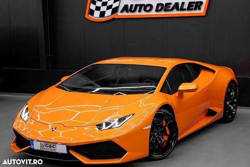 Second-hand Lamborghini Huracán 610 CP (448 kW) 2017 Culoareportocaliu Coupe