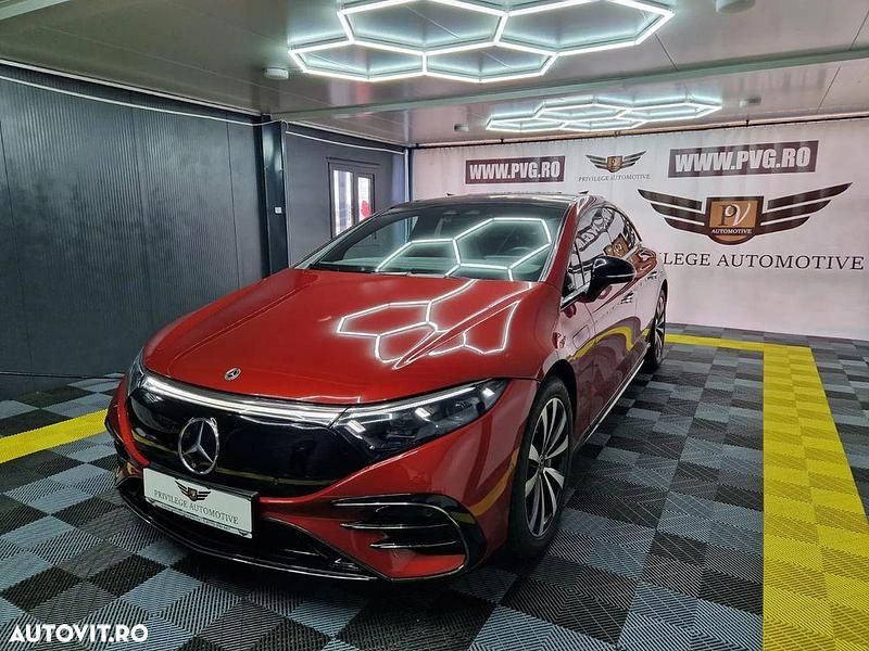 Second-hand Mercedes EQS450+ AMG line 244 kW (333 CP) 2022 Culoarerosu Berlinǎ