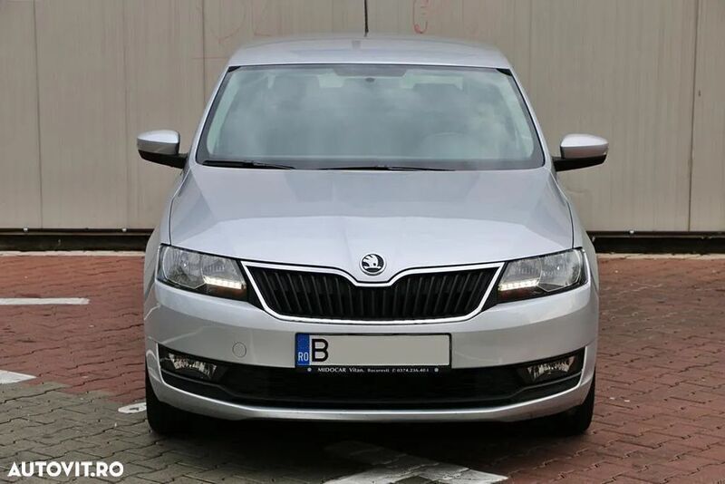 Gri Utilizat 2017 Skoda Rapid Ambition Berlinǎ | 8.800 EUR (Preț OK) - Imagine 1/4