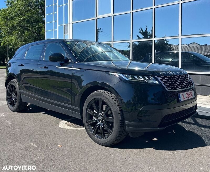 Negru Utilizat 2020 Land Rover Range Rover Velar SUV | 30.345 EUR (Super Preț) - Imagine 1/4