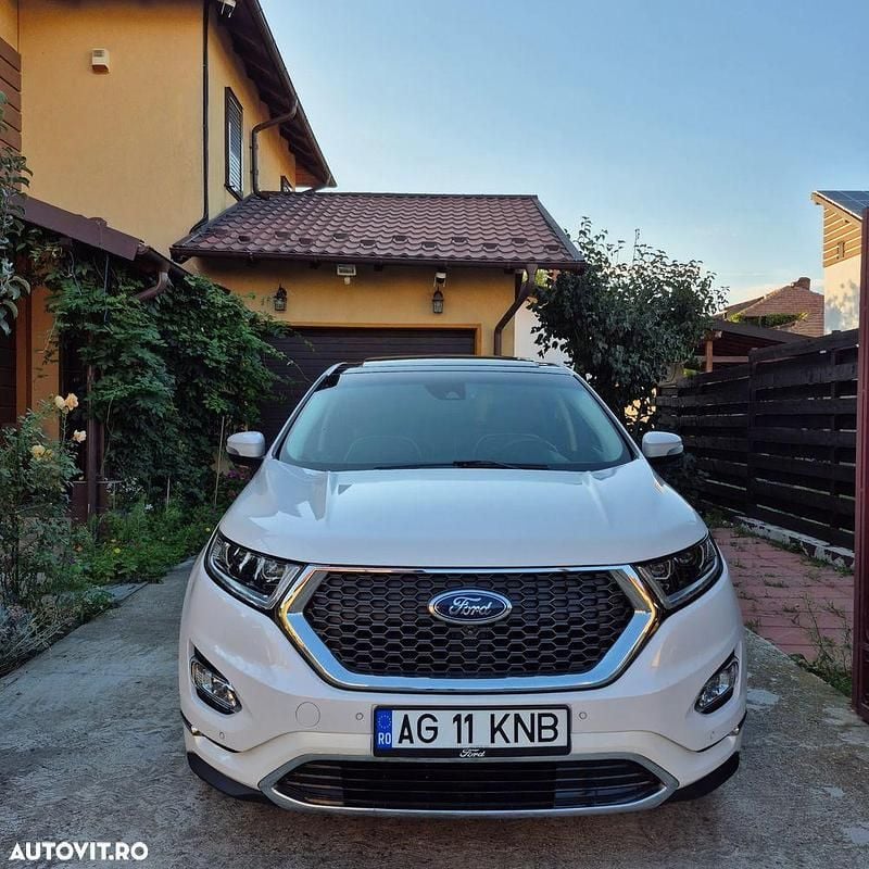 Culoarealb Utilizat 2018 Ford Edge Vignale SUV | 22.500 EUR (Puțin scump) - Imagine 1/4