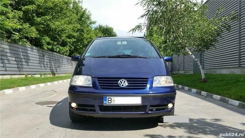 Second-hand VW Sharan 116 CP (85 kW) 2001 Albastru Monovolum