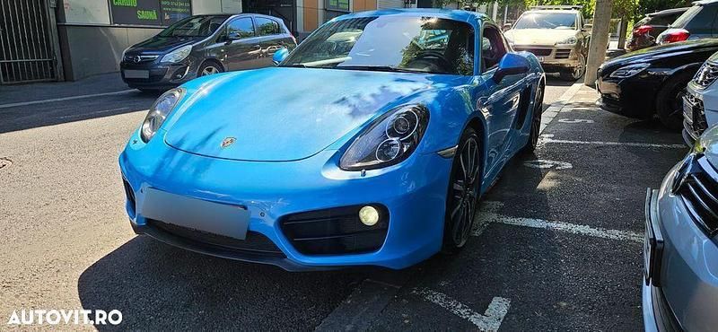 Second-hand Porsche Cayman 275 CP (202 kW) 2015 Albastru Coupe
