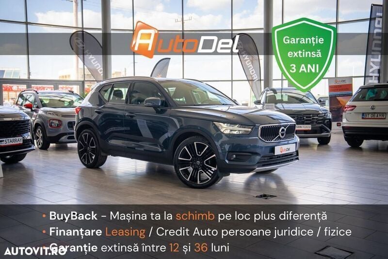 Albastru Utilizat 2021 Volvo XC40 Momentum SUV | 23.999 EUR (Super Preț) - Imagine 1/4