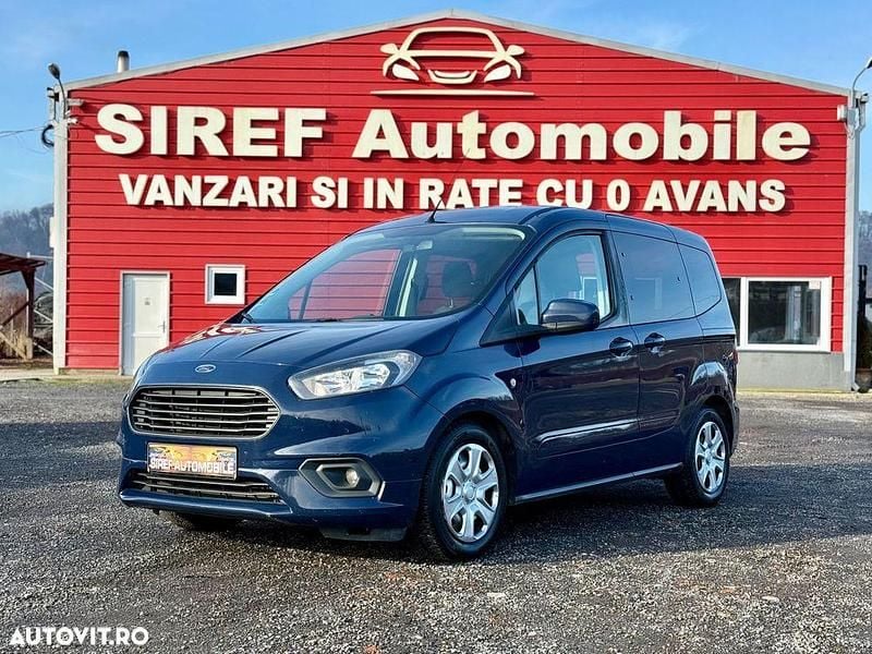 Culoarealbastru Utilizat 2018 Ford Tourneo Courier Ambiente Monovolum | 7.700 EUR - Imagine 1/4