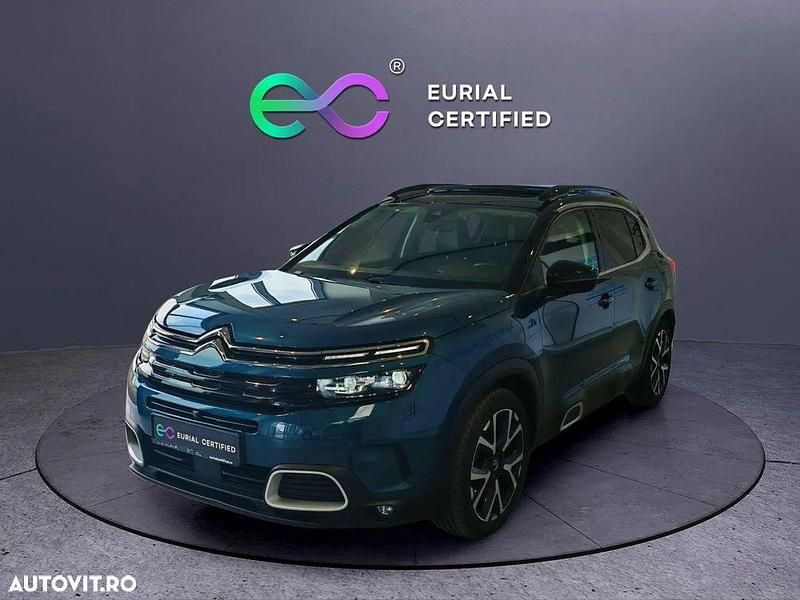Verde Utilizat 2020 Citroën C5 Aircross SUV | 19.990 EUR (Puțin scump) - Imagine 1/4