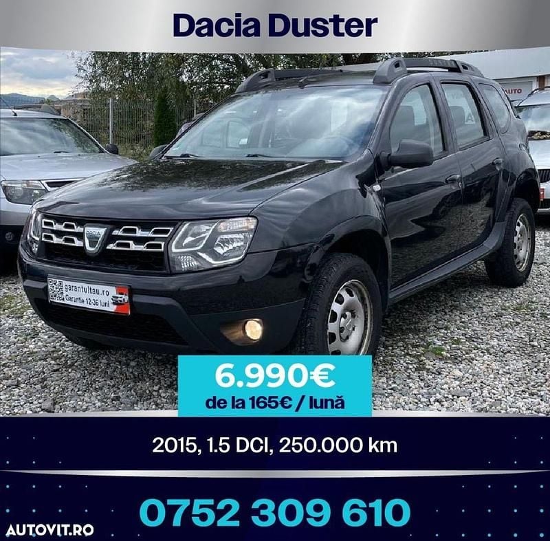Culoarenegru Utilizat 2014 Dacia Duster Prestige SUV | 6.990 EUR (Preț OK) - Imagine 1/4
