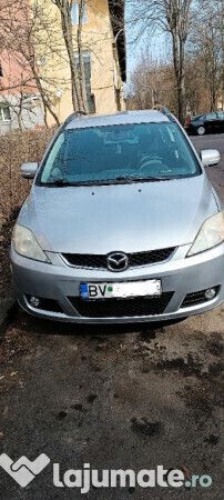 Argintiu Utilizat 2007 Mazda 5 Monovolum | 3.200 EUR (Preț OK) - Imagine 1/4