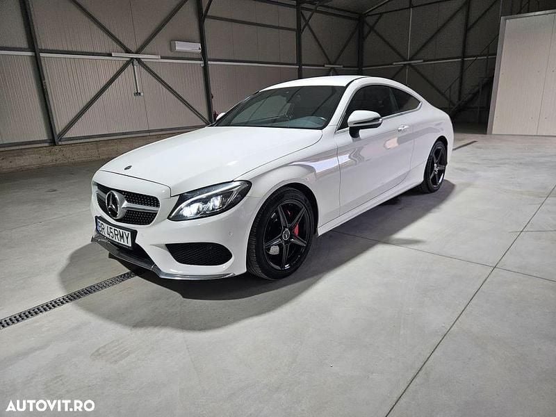 Culoarealb Utilizat 2016 Mercedes C180 AMG line Coupe | 18.888 EUR (Preț OK) - Imagine 1/4