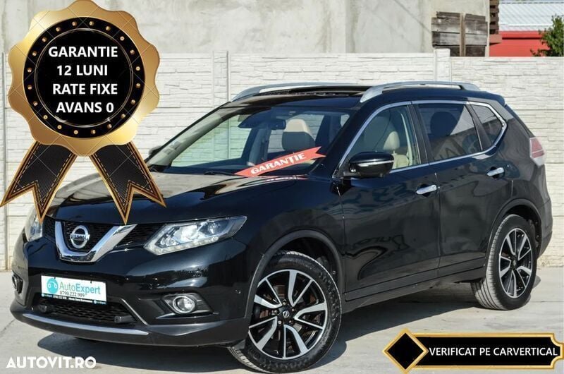 Negru Utilizat 2015 Nissan X-Trail Tekna SUV | 12.480 EUR (Preț OK) - Imagine 1/4