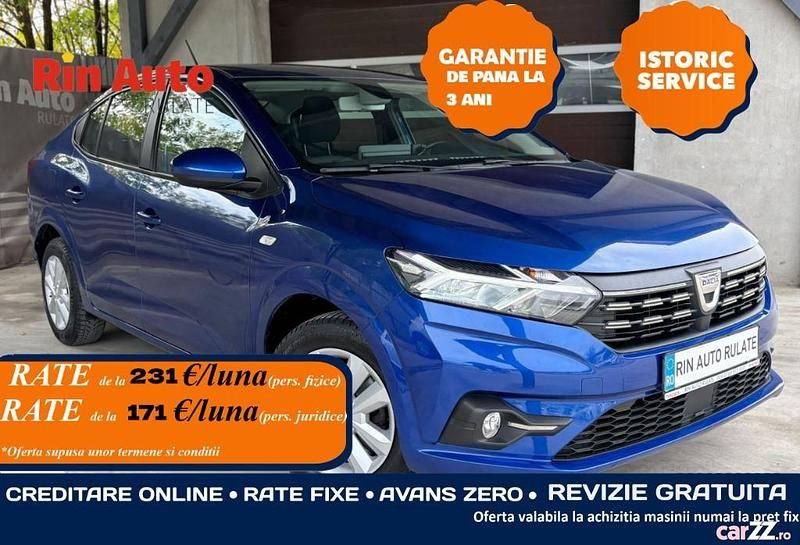 Culoarealbastru Utilizat 2021 Dacia Logan Comfort Berlinǎ | 9.990 EUR (Puțin scump) - Imagine 1/4