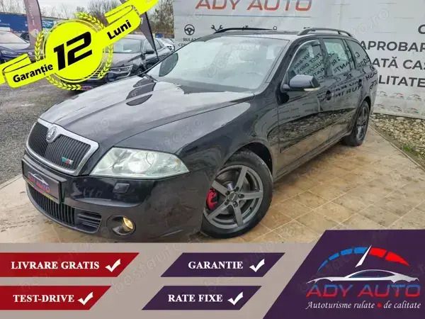 Negru Utilizat 2007 Skoda Octavia RS Break | 6.199 EUR (Puțin scump) - Imagine 1/4
