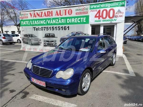 Second-hand Mercedes C220 143 CP (105 kW) 2003 Albastru Break