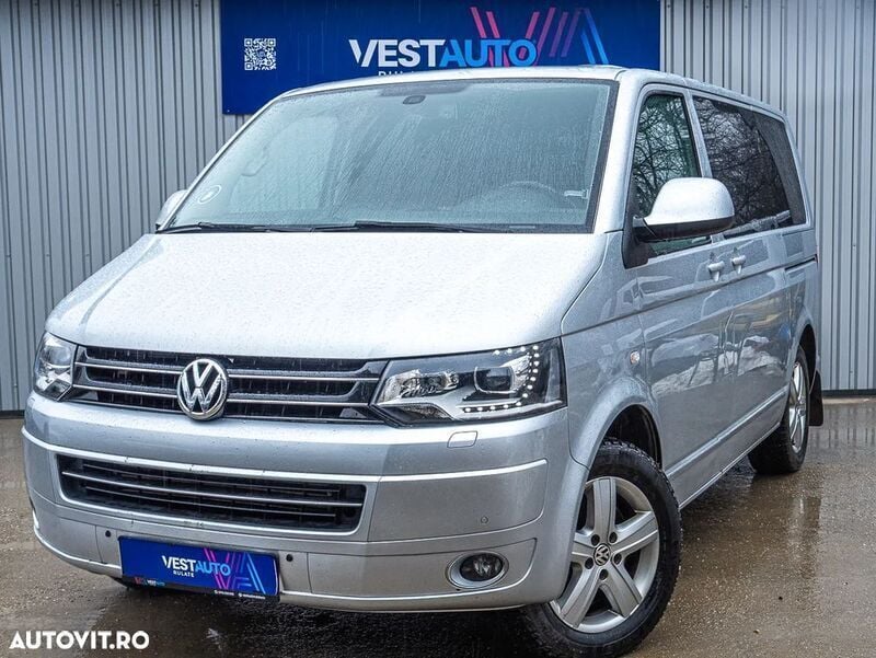 Gri Utilizat 2015 VW Multivan Monovolum | 24.490 EUR (Preț bun) - Imagine 1/4