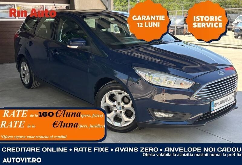 Albastru Utilizat 2016 Ford Focus Trend Break | 6.490 EUR (Preț OK) - Imagine 1/4