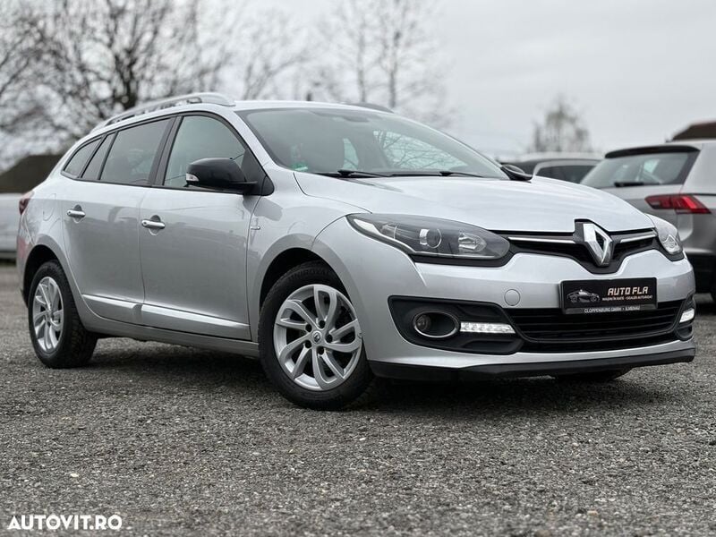 Gri Utilizat 2015 Renault Mégane GrandTour Break | 6.799 EUR (Preț bun) - Imagine 1/4