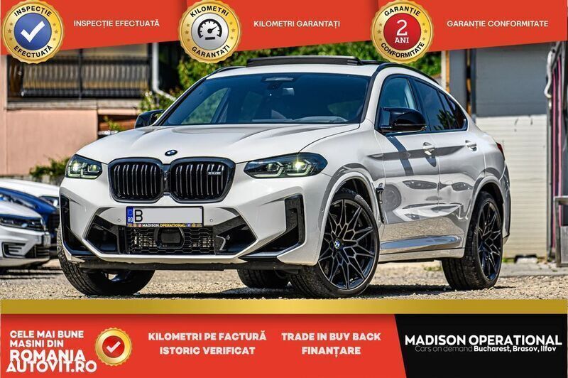 Alb Utilizat 2022 BMW X4 Competition Edition SUV | 53.950 EUR - Imagine 1/4