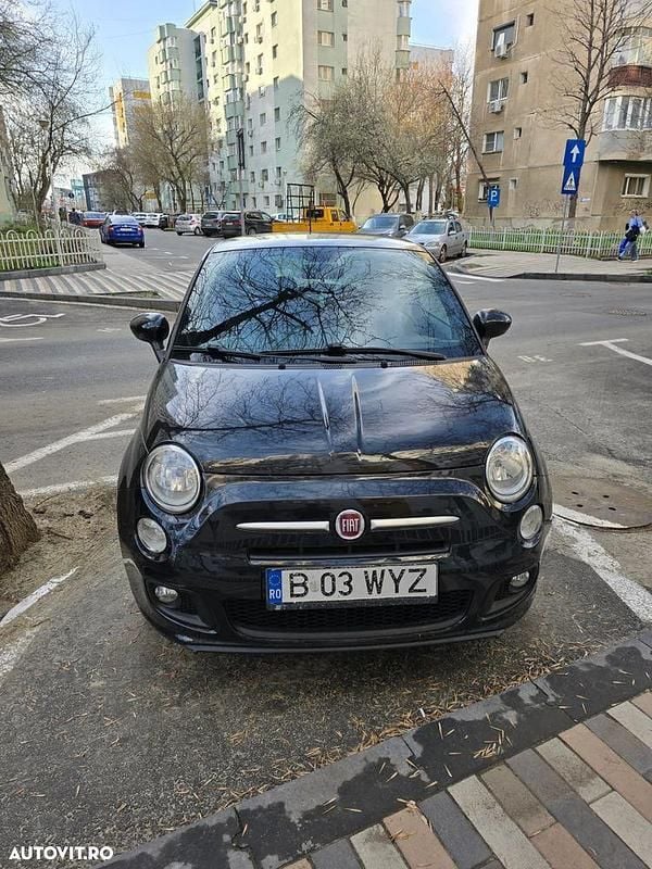 Culoarenegru Utilizat 2015 Fiat 500 S Hatchback | 7.200 EUR (Preț OK) - Imagine 1/4