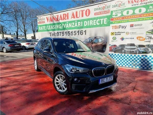 Negru Utilizat 2017 BMW X1 Comfort Edition SUV | 16.999 EUR (Puțin scump) - Imagine 1/4