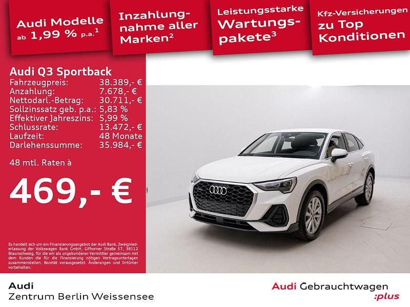 Utilizat 2022 Audi Q3 Sportback SUV | 41.454 EUR (Preț OK) - Imagine 1/1