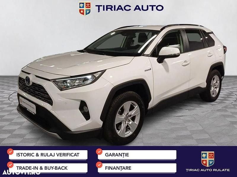 Culoarealb Utilizat 2021 Toyota RAV4 Hybrid SUV | 28.323 EUR (Preț OK) - Imagine 1/4