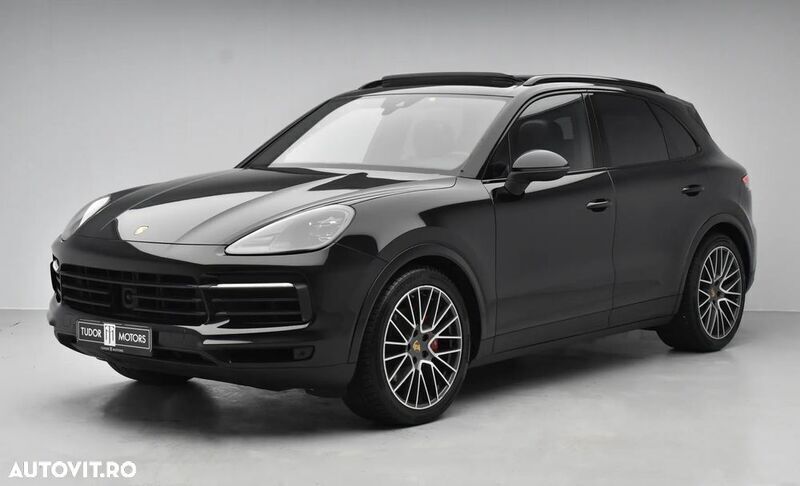 Negru Utilizat 2019 Porsche Cayenne SUV | 49.308 EUR (Super Preț) - Imagine 1/4