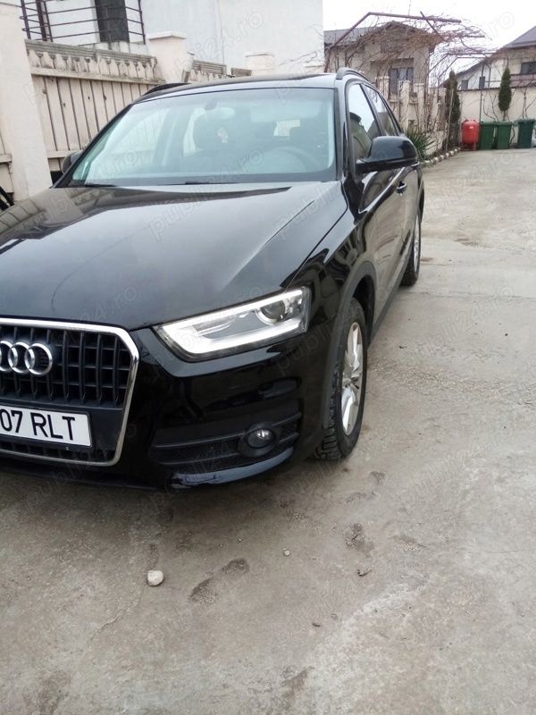 Negru Utilizat 2014 Audi Q3 SUV | 12.500 EUR (Preț OK) - Imagine 1/4