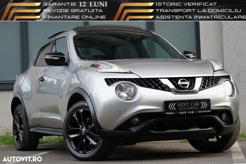 Argint Utilizat 2017 Nissan Juke Tekna SUV | 9.250 EUR (Preț OK) - Imagine 1/4