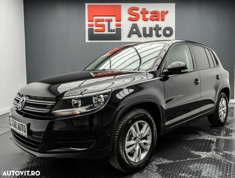 Negru Utilizat 2014 VW Tiguan Sport SUV | 12.490 EUR (Preț bun) - Imagine 1/4