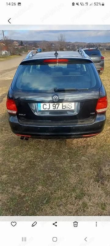 Second-hand VW Golf VI 122 CP (89 kW) 2010 Negru Hatchback