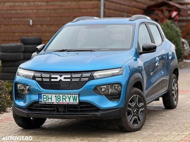 Culoarealbastru Utilizat 2023 Dacia Spring Essentiel Hatchback | 8.750 EUR (Preț bun) - Imagine 1/4