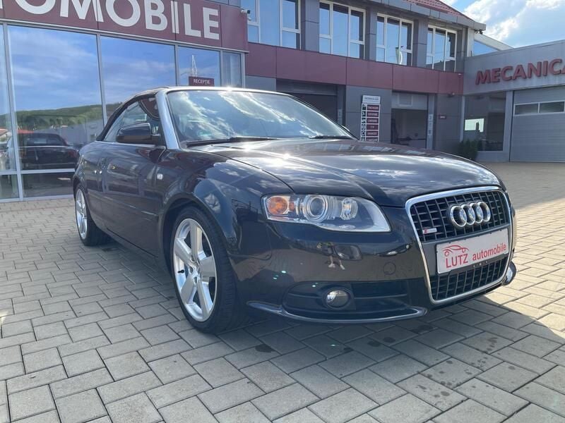 Second-hand Audi A4 Cabriolet S-Line 140 CP (102 kW) 2008 Negru metalizat Cabrio