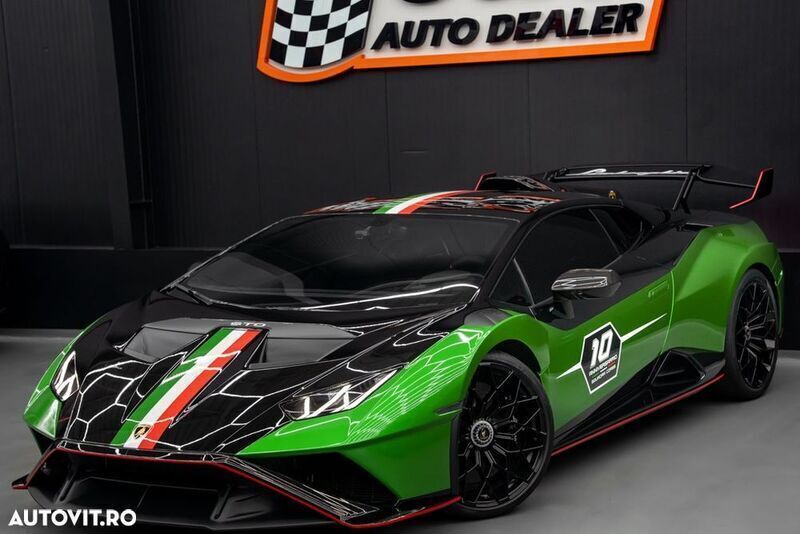 Verde Utilizat 2022 Lamborghini Huracán Coupe | 345.100 EUR - Imagine 1/4