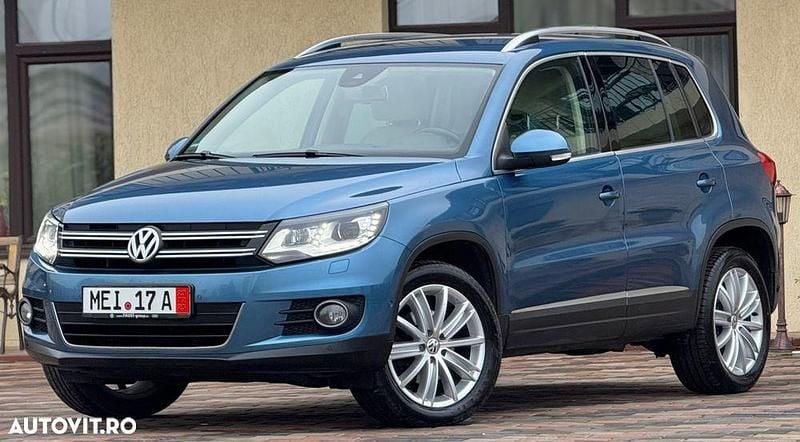 Culoarealbastru Utilizat 2016 VW Tiguan LOUNGE SUV | 13.390 EUR (Super Preț) - Imagine 1/4