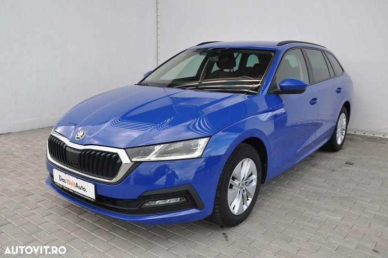 Culoarealbastru Second-hand 2022 Skoda Octavia Ambition Break | 22.900 EUR (Scump) - Imagine 1/4