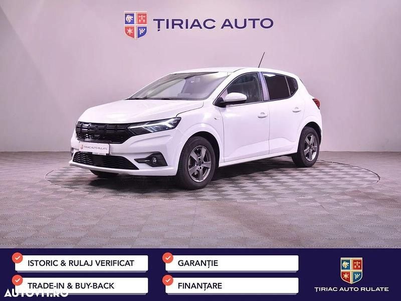 Culoarealb Utilizat 2022 Dacia Sandero Hatchback | 9.500 EUR (Preț bun) - Imagine 1/4
