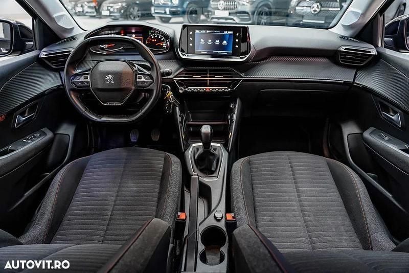 Second-hand Peugeot 208 Active 75 CP (55 kW) 2020 Negru Hatchback